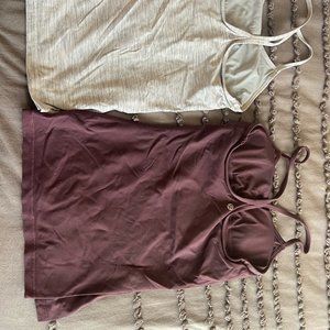 Lulu lemon maroon racerback tank top